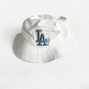 LA x UCLA Night White Bucket Hat Dodgers Los Angeles